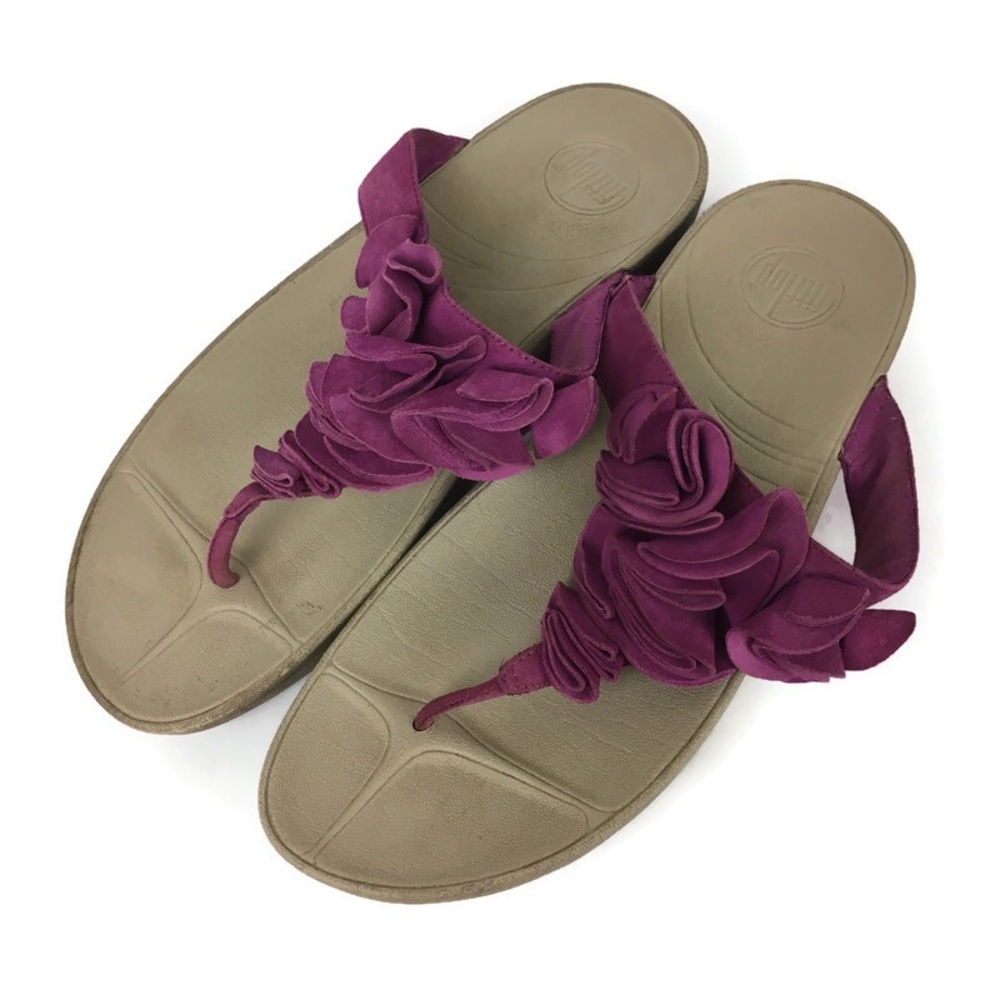 Fitflop Ruffle Sandals - Purple